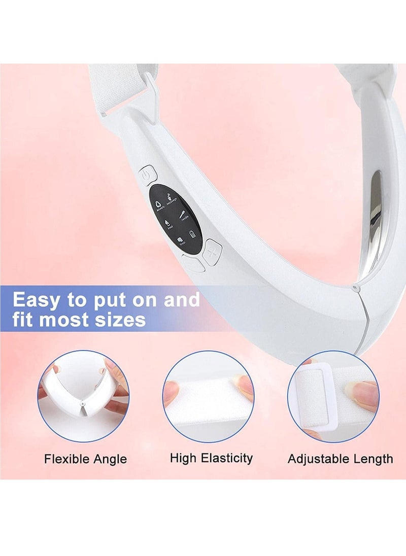 Generic - Double Chin Eliminator Portable Facial Lifting Device with Intelligent Voice 6 Modes Electric V Face Voice Shaping Massager Beauty Device for Double Chin Removal Generic - Image 1