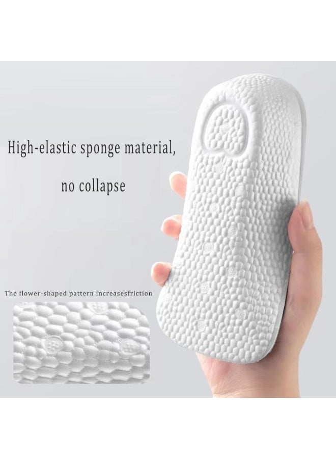 GNAFOTU Height Increase Insoles, Comfort Memory Foam Sole for Shoes, Shock Absorbing Insoles for Men and Women, 3.5cm Lift Inserts, Foot Pain Relief Cushions（2 Pairs，Black） - Image 3