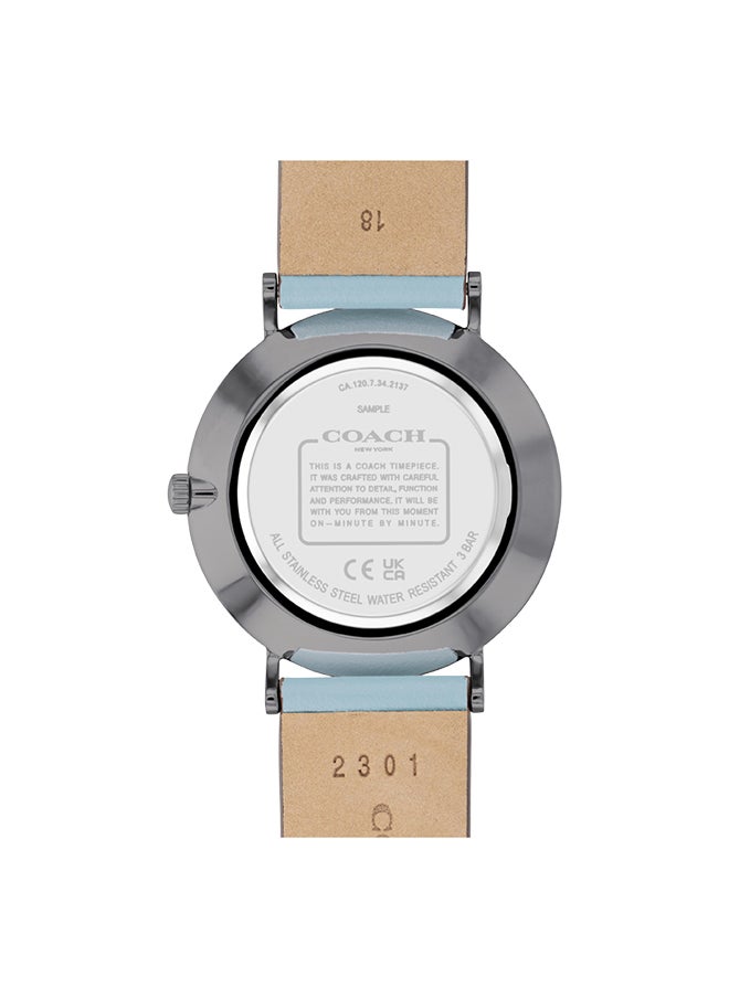 COACH - Women's Analog Round Shape Leather Wrist Watch 14503923 - 36 Mm - Image 1