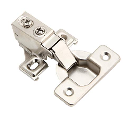 Silverline 2 Pack - Face Frame Quiet Soft Close Cabinet Door Hinges, 1/2 Inch Overlay, with Built-in Metal Dampers, Strong Heavy Duty Steel for Kitchen Bathroom - Image 4