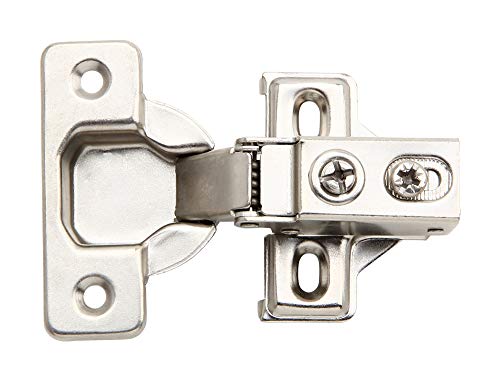 Silverline 2 Pack - Face Frame Quiet Soft Close Cabinet Door Hinges, 1/2 Inch Overlay, with Built-in Metal Dampers, Strong Heavy Duty Steel for Kitchen Bathroom - Image 1