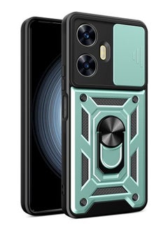 erorex Realme C55 4G Sliding Camera Cover Design TPU+PC Phone Case 