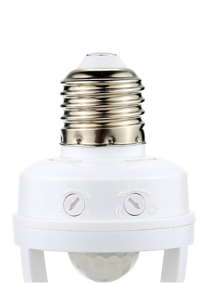 ABBASALI 360 Degree Detection PIR Infrared Motion Sensor E27 LED Light Lamp Base Holder Bulb Socket Day & Night 2 Modes  - Image 5