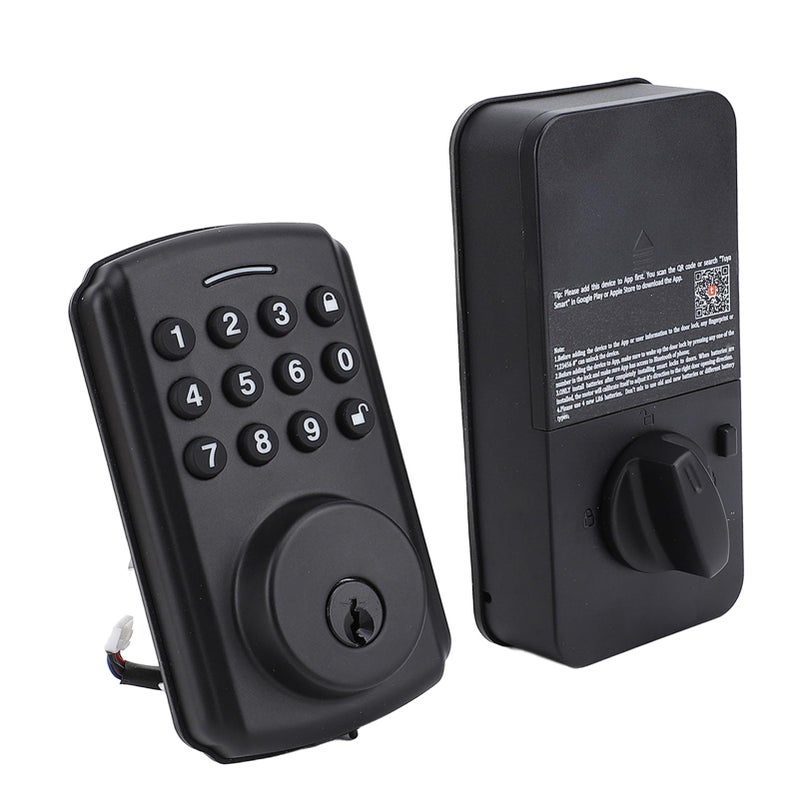 Electronic Keyless Entry Door Lock With APP Control IP54 Waterproof Includes 2 Keys 20 User Codes - Image 3