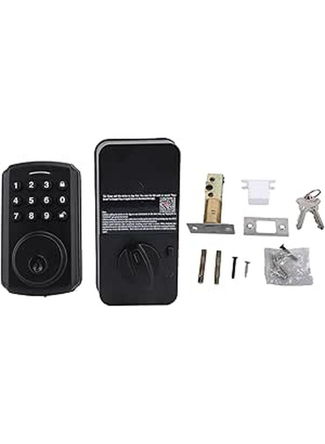 Electronic Keyless Entry Door Lock With APP Control IP54 Waterproof Includes 2 Keys 20 User Codes - Image 1