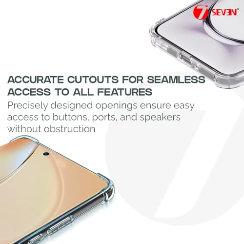 7-Seven 7SEVEN® Back Cover for Realme 13 Pro 5G | 13 Plus Transparent Mobile Back Case Shock Proof Design Camera Edges Protection Crystal Clear Phone Case Silicon Soft TPU and Flexible Bumper Phone Cover - Image 4