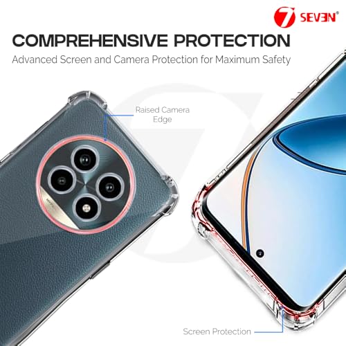 7-Seven 7SEVEN® Back Cover for Realme 13 Pro 5G | 13 Plus Transparent Mobile Back Case Shock Proof Design Camera Edges Protection Crystal Clear Phone Case Silicon Soft TPU and Flexible Bumper Phone Cover - Image 3