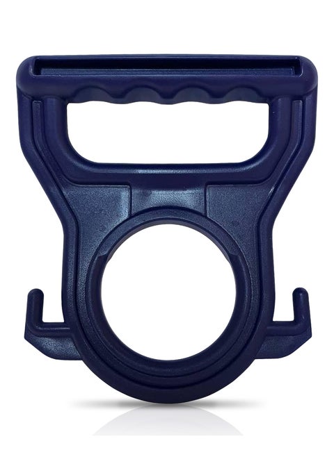 Easy To Use 24 Water Bottle Handle with Ergonomic Grip – Slip-Free 5 Gallon Jug Holder for Lifting, Moving, and Transporting 20-25 Liter Water Barrels, Blue