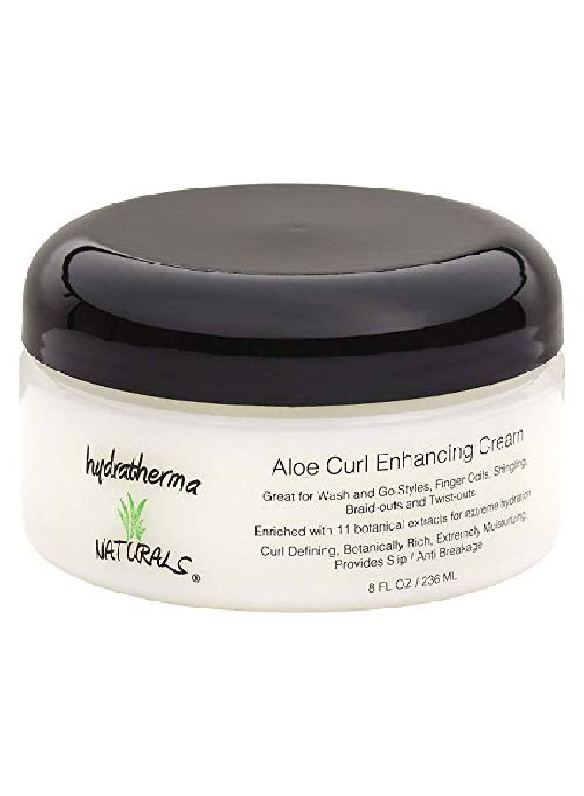 Hydratherma Naturals Aloe Curl Enhancing Twisting Cream 8 Fl Oz - Image 2