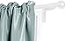 MAYTEX Cafe Curtain Smart Measuring Easy Install CafÃƒÂ© Window Rod, 18 inch - 48 inch White - Image 2
