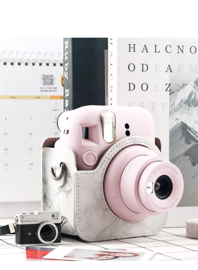 Zikra Protective Case Compatible with Fujifilm Instax Mini 12, Case for Fuji Instax Mini 12, with Accessory Pocket and Adjustable Strap Present to Friends and Families - Image 5