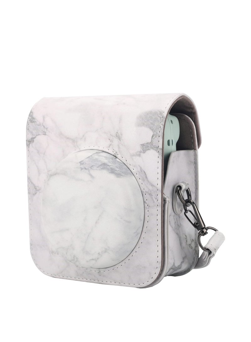 Zikra Protective Case Compatible with Fujifilm Instax Mini 12, Case for Fuji Instax Mini 12, with Accessory Pocket and Adjustable Strap Present to Friends and Families - Image 2