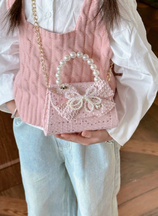 حقيبة كتف أميرة لطيفة عصرية للفتيات وحقيبة يد للأطفال - Image 5