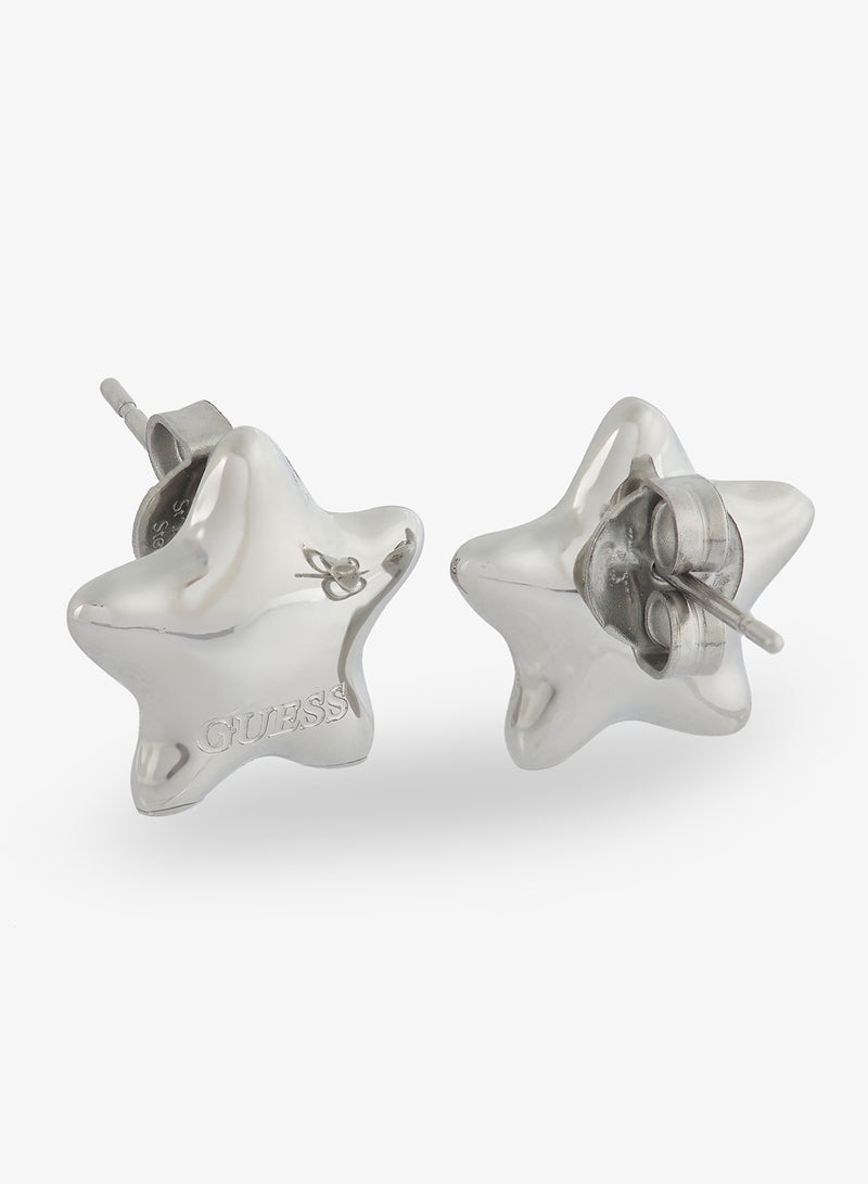 جس أقراط أيقونية بدون شعار - Image 2