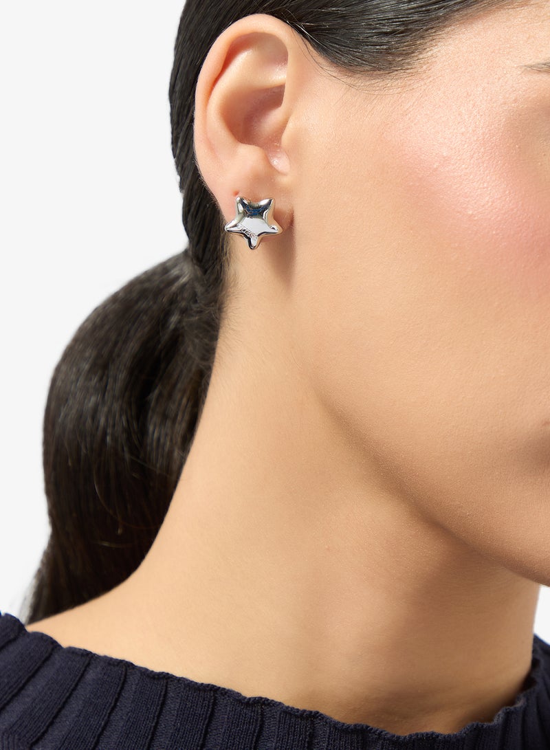 جس أقراط أيقونية بدون شعار - Image 4