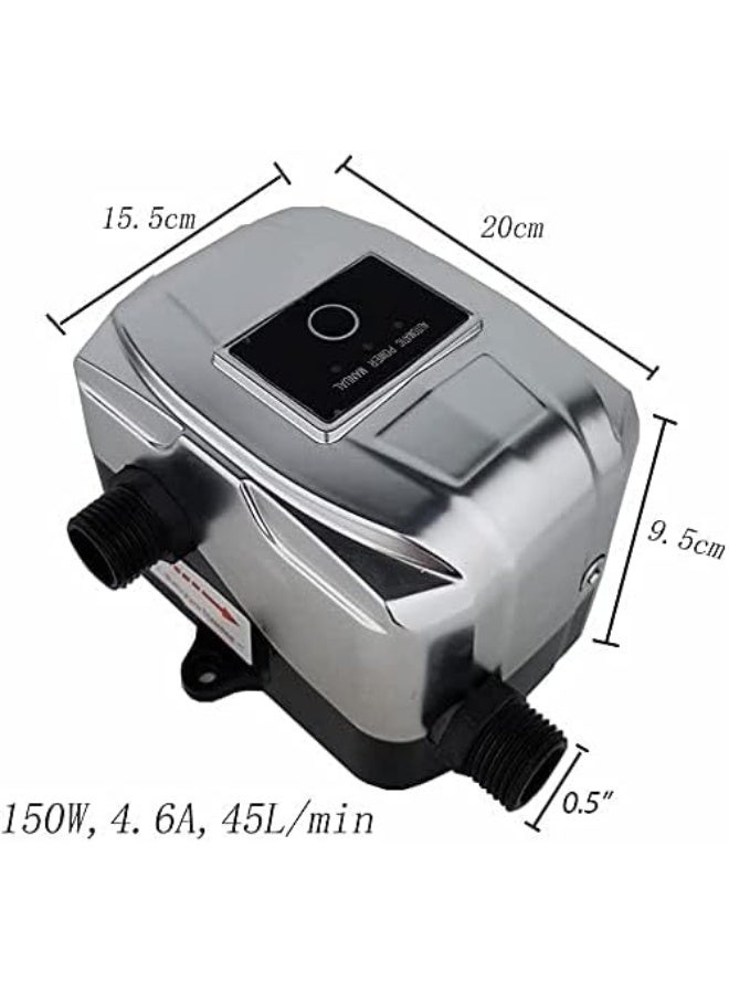 SHYLIYU Water Pressure Booster Pump DC 24V Solar Automatic Boosting Pump Water Recirculating Pump Mini Portable150W Max Lift 82ft 45L/min ½" Shower Kitchen Garden - Image 3