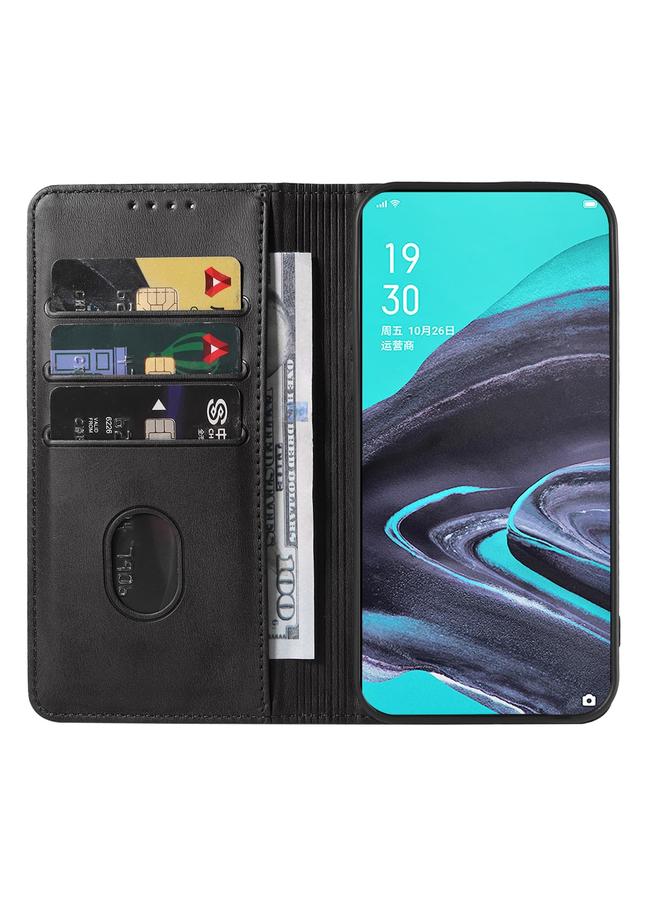 اس-توب جراب هاتف OPPO Reno2 المصنوع من الجلد بإغلاق مغناطيسي - Image 3