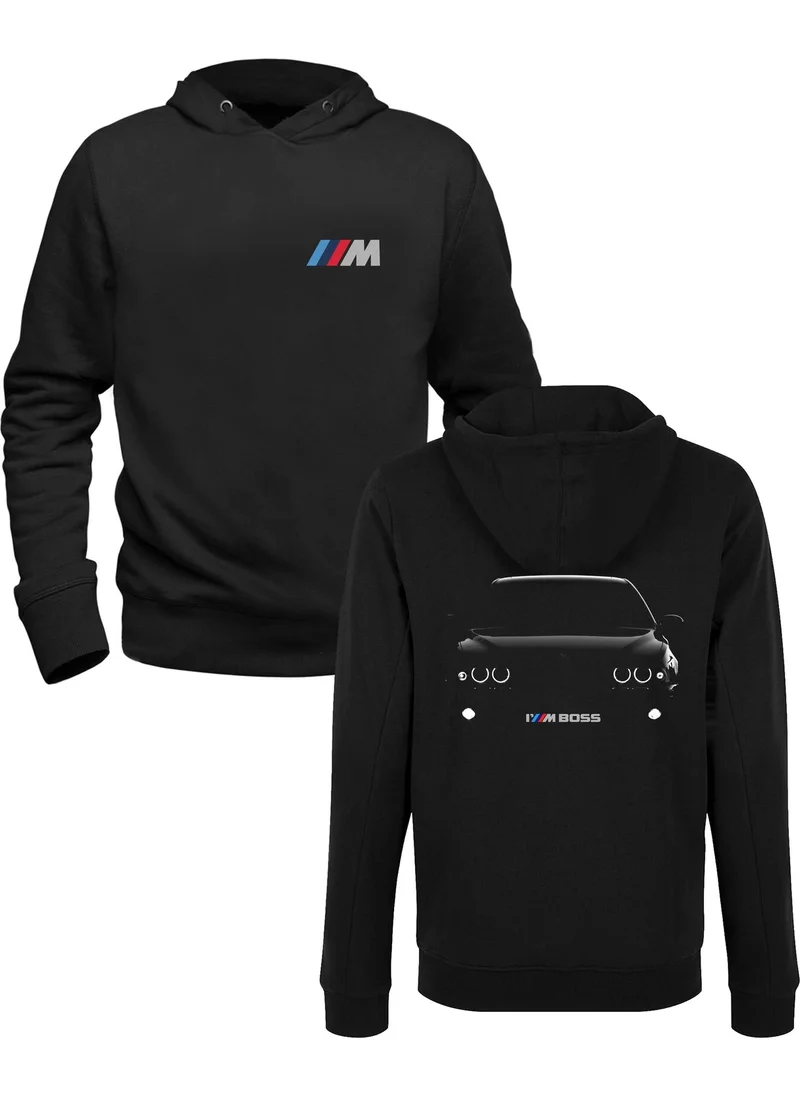 Alfa Tshirt Bmw Illustrated Digital Printed Black Front Back Printed Sweatshirt