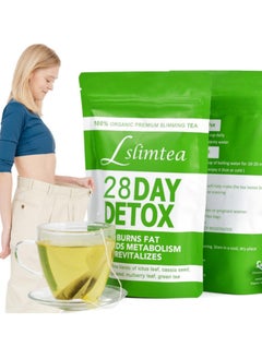 Wins Town 28-Day Organic Weight Loss Tea: Boost Metabolism, Suppress Appetite, Increase Energy, Detoxify and Slim Down  - Image 1