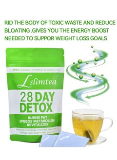 Wins Town 28-Day Organic Weight Loss Tea: Boost Metabolism, Suppress Appetite, Increase Energy, Detoxify and Slim Down  - Image 3
