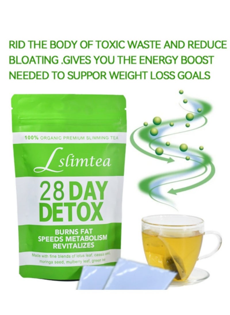 Wins Town 28-Day Organic Weight Loss Tea: Boost Metabolism, Suppress Appetite, Increase Energy, Detoxify and Slim Down  - Image 3