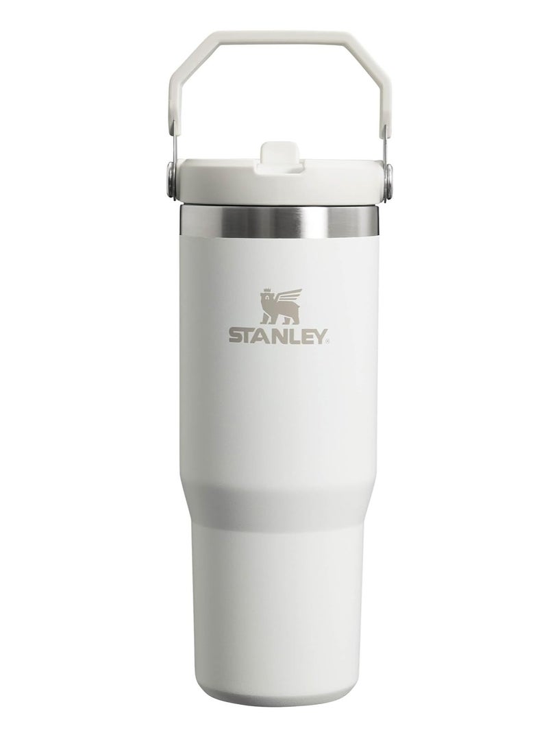 Stanley STANLEY IceFlow Stainless Steel Tumbler with Straw - Vacuum Insulated Water Bottle for Home, Office or Car - Reusable Cup with Leak-Resistant Flip Straw, Keeps Drinks Cold for 12 Hours or Iced for 2 Days, 30 oz Frost - Image 1