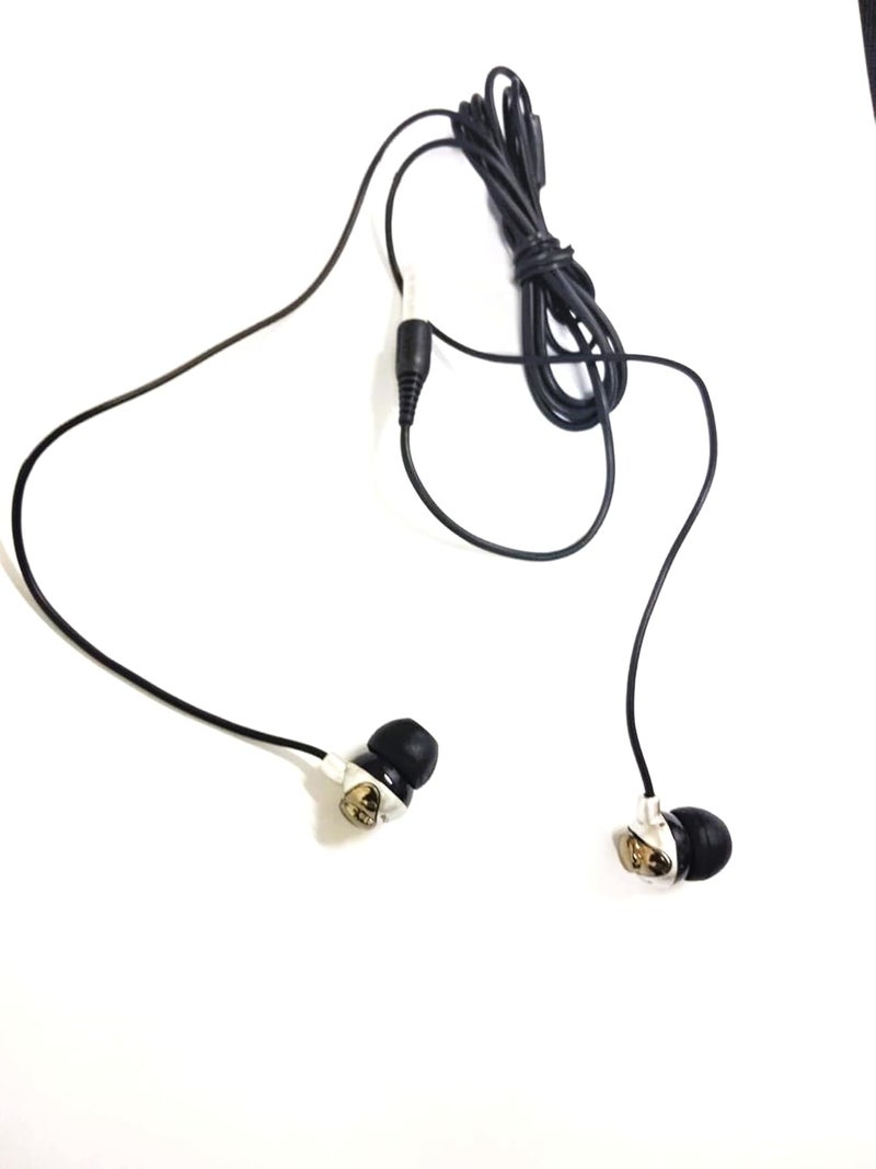 Eton Super Bass Wired Headphones, Clear Sound Sport Earphones For Iphone, Samsung, Huawei Phone Mp3, Mp4. Mobile Headphones, Ipod, Et-921, Silver, Medium