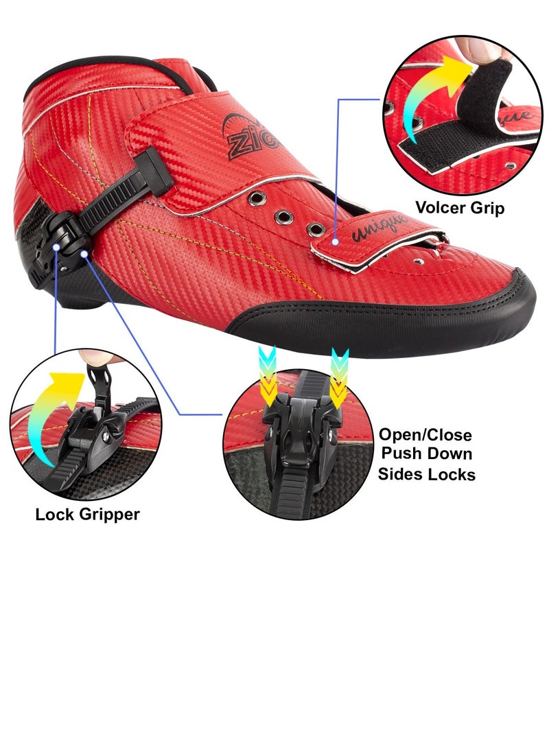 ZICO - Pro Speed Carbon Fiber Inline Skates Shoes For Unisex - Image 1
