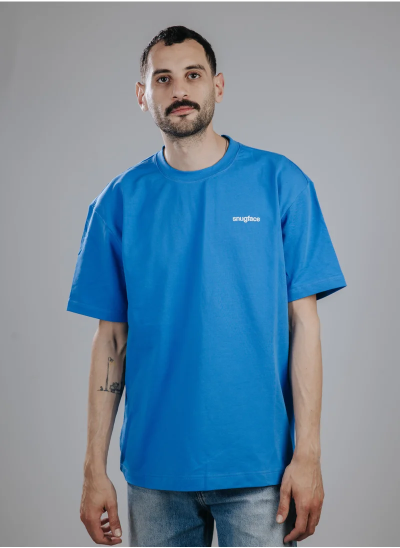 سناج فيس SnugFace The Basic Oversized Tshirts, Blue, SF15-4BLU-M