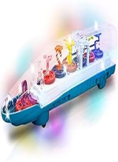 ArtCreativity Light Up Transparent Toy for Kids (Large Train)