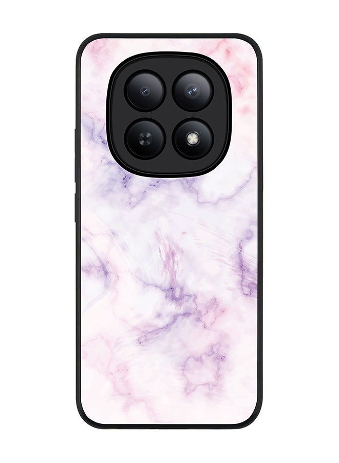 For Xiaomi Redmi Note 15 5G / Poco M8 Case,Slim fit Camera Protection, Shockproof Thin Phone cover  - Marble Print Cotton Candy