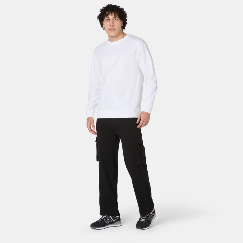 Sun And Sand Sports White Men's Classic Sweatshirt for Men | Best Price UAE