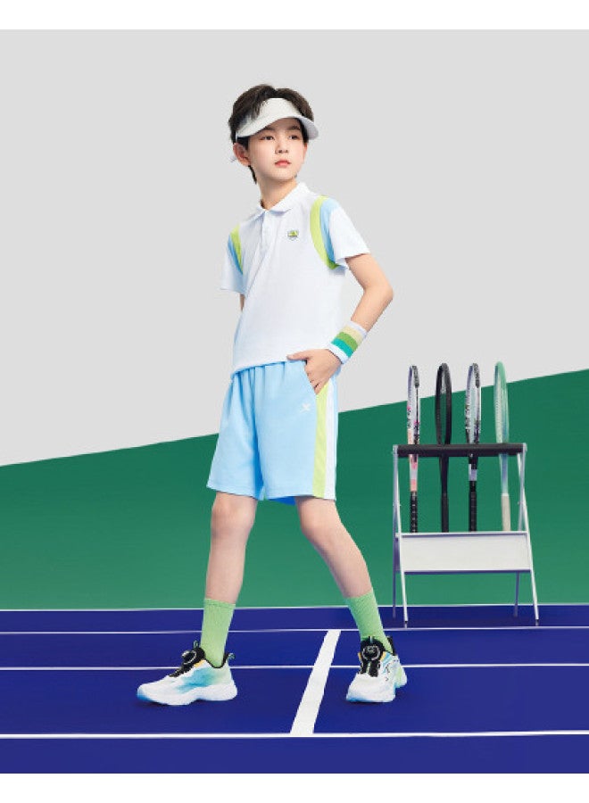 XTEP Contrast Color Print Breathable Boys' All-size Spring/summer 2025 New Season Versatile Comfort Kids Wear - Image 1