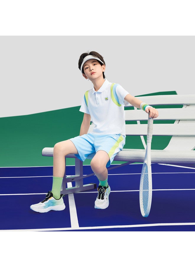 XTEP Contrast Color Print Breathable Boys' All-size Spring/summer 2025 New Season Versatile Comfort Kids Wear - Image 5