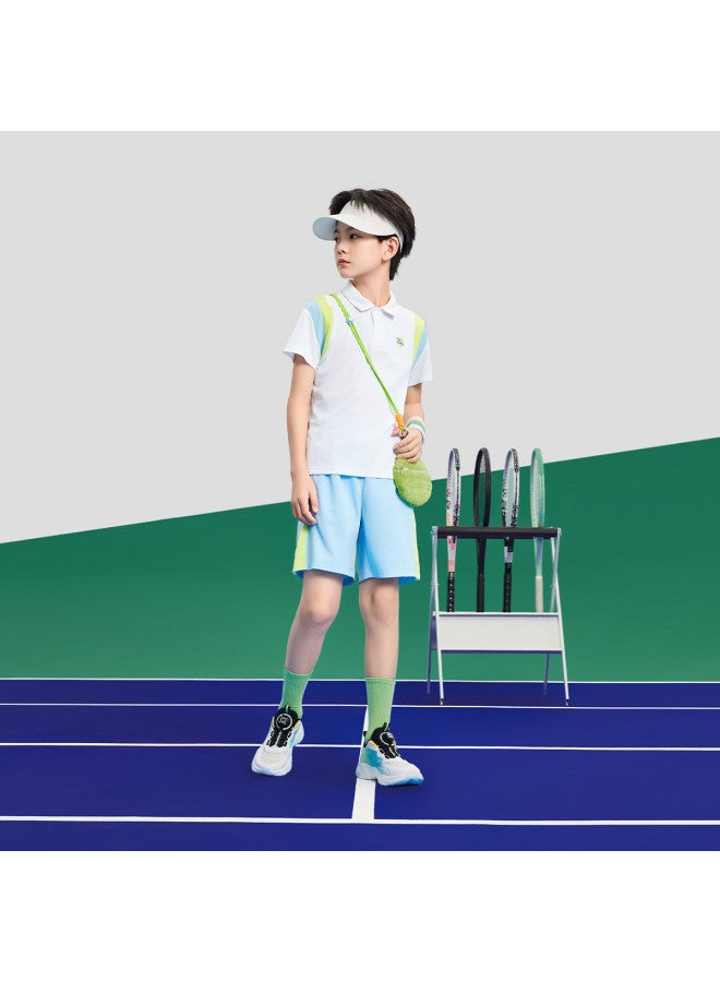 XTEP Contrast Color Print Breathable Boys' All-size Spring/summer 2025 New Season Versatile Comfort Kids Wear - Image 3