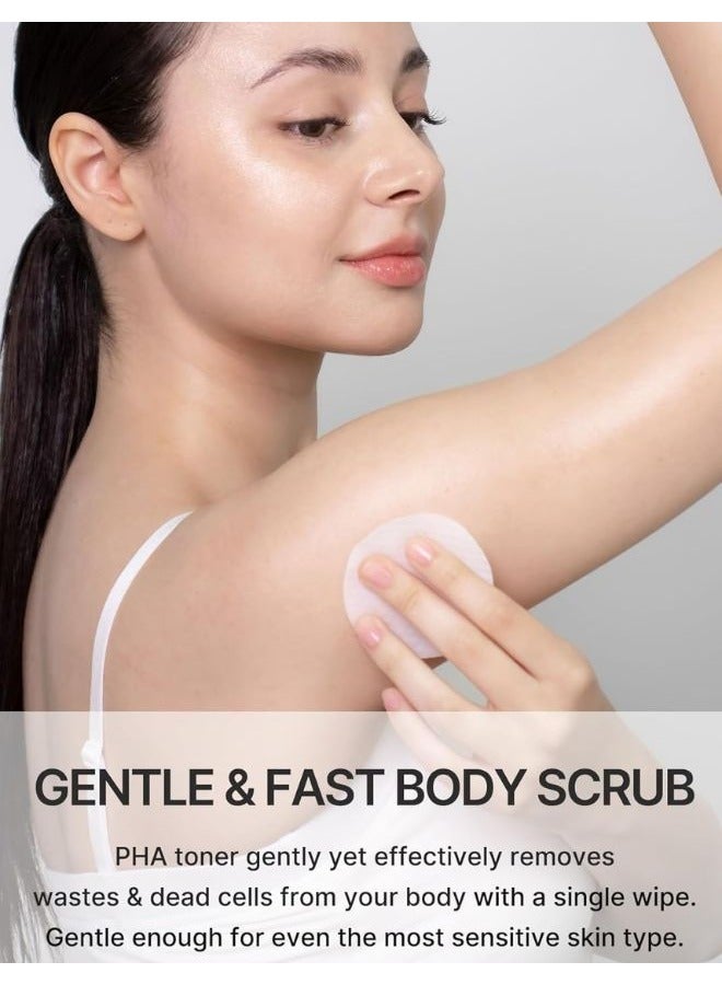 celimax جي.وو.غاي وسادة تفتيح الجسم خطوة واحدة 110 مل (60 وسادة) ، وسادة تقشير للجسم ، لمنطقة الإبط والركبة والمرفق ، مع الشاي الأخضر والكمأ الأبيض - Image 3