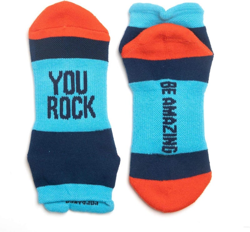 Gone For a Run Inspirational Ankle Socks for Women - Affirmation - Fun Running Socks - Runners Gifts & Motivation - Image 1