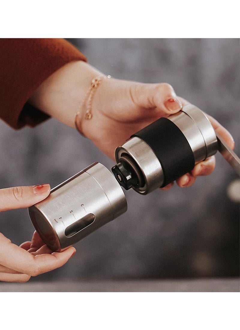 Bincoo - Portable Manual Coffee Grinder Intuitive Numerical External Adjustable Setting Hand Coffee Bean Grinder with Ceramic Grinding Core for Espresso Drip Coffee - Image 1