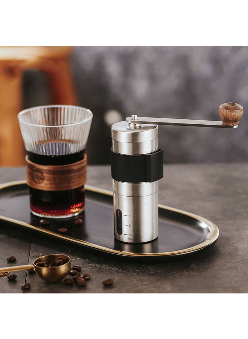 Bincoo - Portable Manual Coffee Grinder Intuitive Numerical External Adjustable Setting Hand Coffee Bean Grinder with Ceramic Grinding Core for Espresso Drip Coffee - Image 1