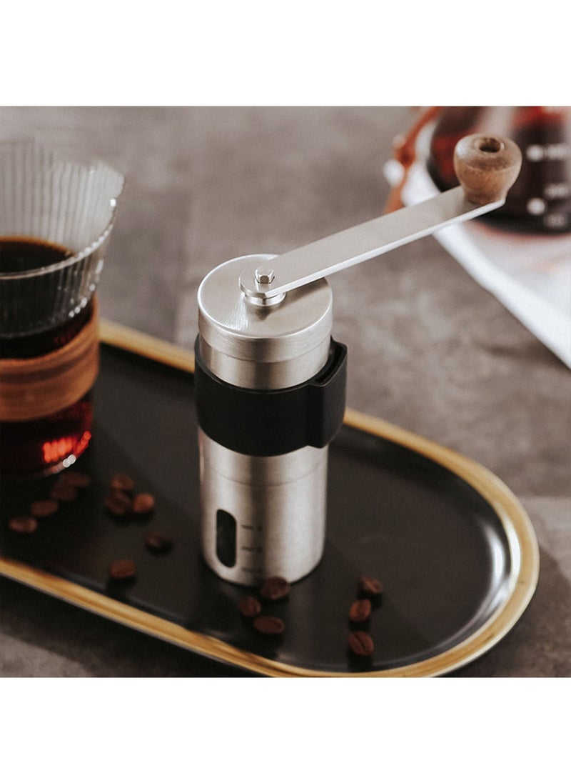 Bincoo - Portable Manual Coffee Grinder Intuitive Numerical External Adjustable Setting Hand Coffee Bean Grinder with Ceramic Grinding Core for Espresso Drip Coffee - Image 1