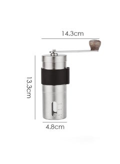Bincoo Portable Manual Coffee Grinder Intuitive Numerical External Adjustable Setting Hand Coffee Bean Grinder with Ceramic Grinding Core for Espresso Drip Coffee  - Image 2