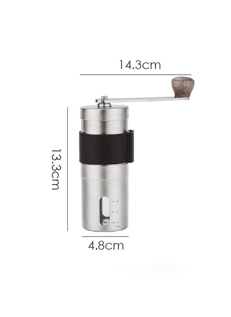 Bincoo - Portable Manual Coffee Grinder Intuitive Numerical External Adjustable Setting Hand Coffee Bean Grinder with Ceramic Grinding Core for Espresso Drip Coffee - Image 1
