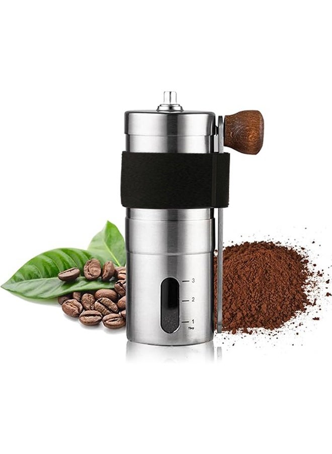 Bincoo - Portable Manual Coffee Grinder Intuitive Numerical External Adjustable Setting Hand Coffee Bean Grinder with Ceramic Grinding Core for Espresso Drip Coffee - Image 1