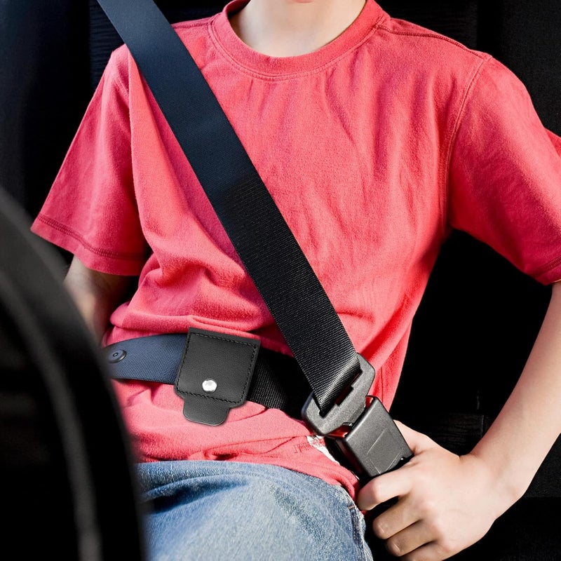 Flintronic Pack of 4 Universal Car Seat Belt Adjusters for Comfort and Safety - Image 4