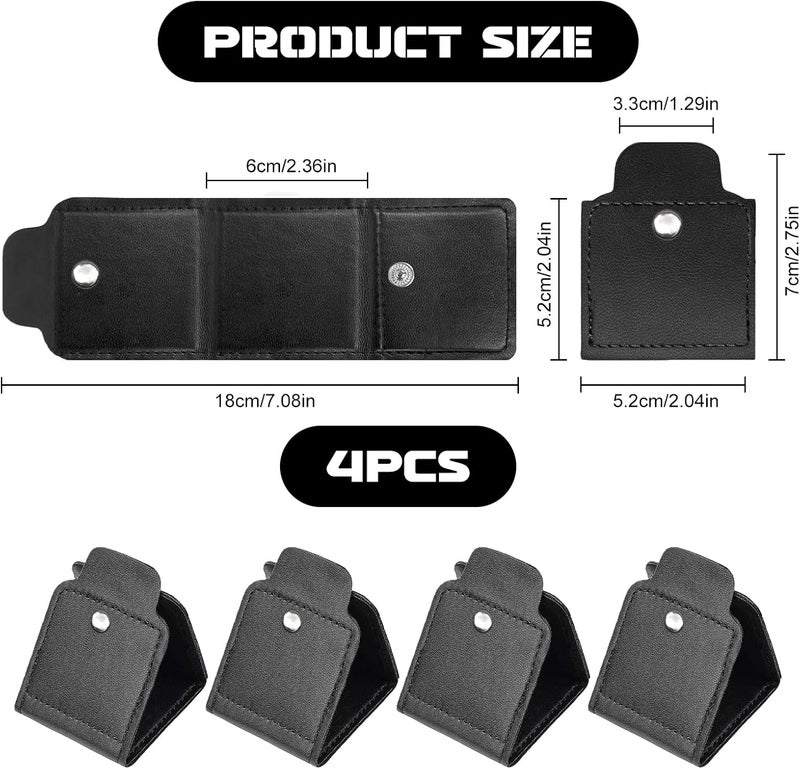 Flintronic Pack of 4 Universal Car Seat Belt Adjusters for Comfort and Safety - Image 2