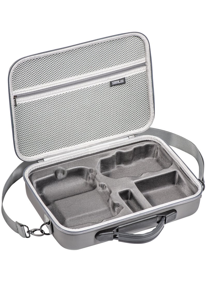 STARTRC - STARTRC Carrying Case For DJI Mini Four Pro Accessories Portable Travel Bag For DJI Mini Four Pro Fly More Combo DJI RC Two Controller Drone Shoulder Bag Gray - Image 1