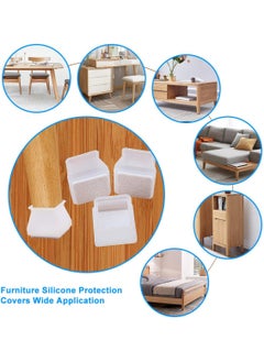 KASTWAVE Set of 32  Chair Leg Furniture Silicone Covers Silicone Furniture Leg Covers  - Image 4