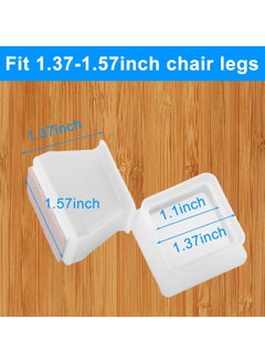 KASTWAVE Set of 32  Chair Leg Furniture Silicone Covers Silicone Furniture Leg Covers  - Image 3