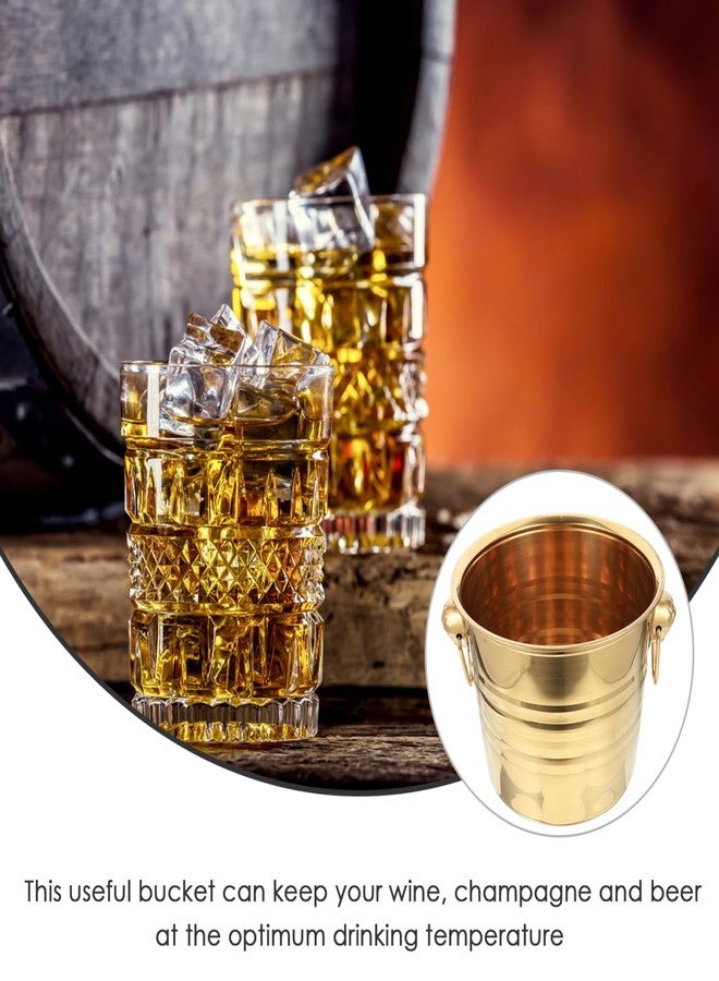 BESTOYARD 7.3Qt Stainless Steel Ice Bucket with Tiger Head Handles, Large Capacity for Home, Bar, Party, Beer, and Wine Cooling - Image 3