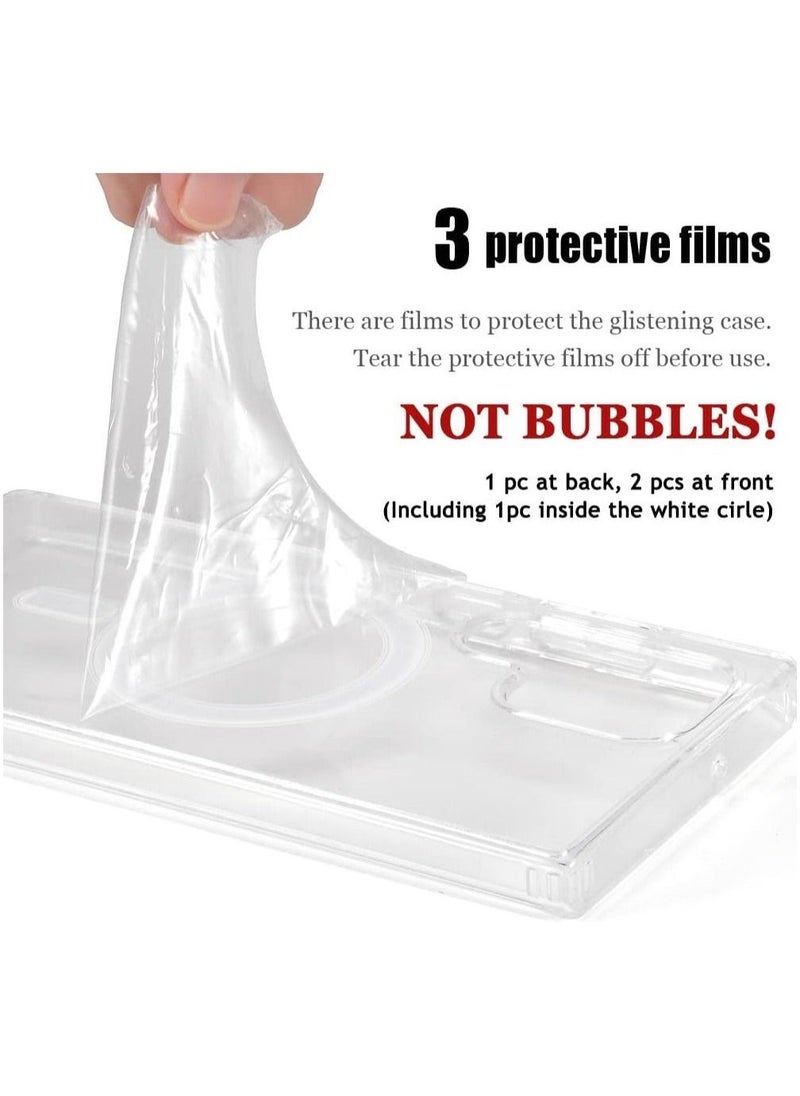Clear Magnetic Case for Samsung Galaxy S22 Ultra Compatible with Magsafe Card Wallet Wireless Chager  - Image 2